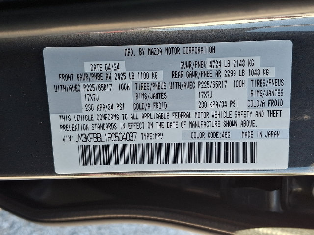 Certified 2024 MAZDA CX-5 AWD 2.5 S w/ Select Package image 27