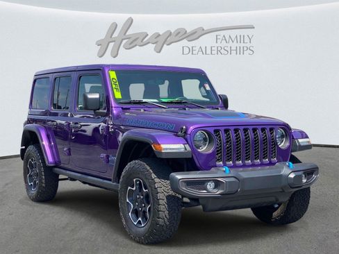 Used 2023 Jeep Wrangler Unlimited Rubicon 4xe w/ Cold Weather Group AWD/4WD image 1