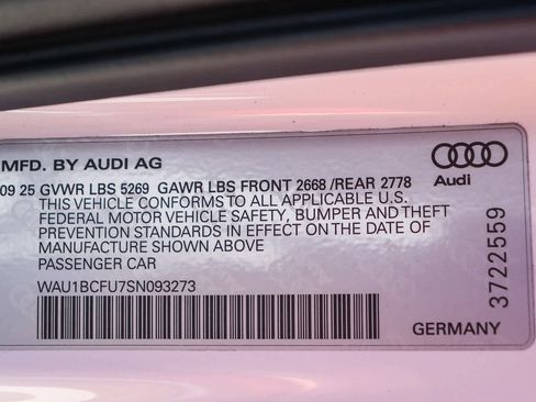 New 2025 Audi A5 2.0T Premium image 39