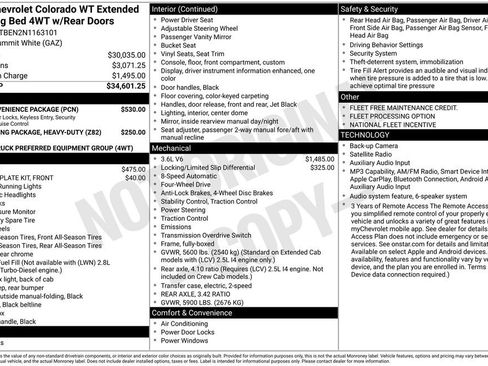 Certified 2022 Chevrolet Colorado W/T w/ WT Convenience Package AWD/4WD image 4
