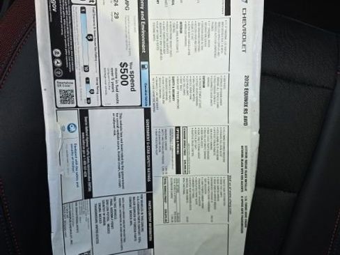 Used 2025 Chevrolet Equinox RS w/ Safety and Technology Package image 21