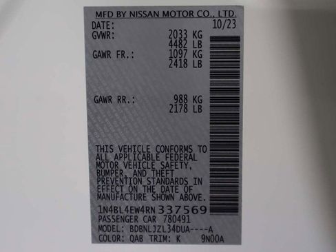 Used 2024 Nissan Altima 2.5 SL image 44