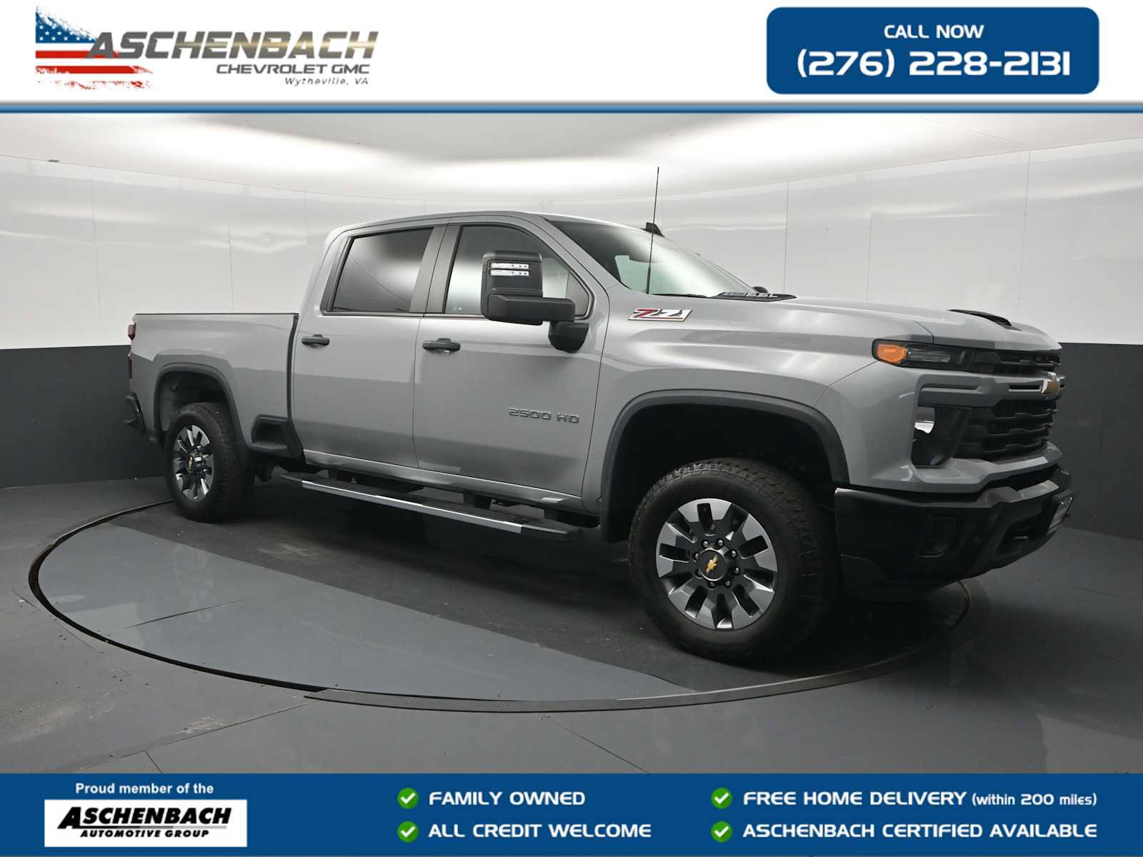 Used 2024 Chevrolet Silverado 2500 Custom w/ Custom Value Package AWD/4WD image 1