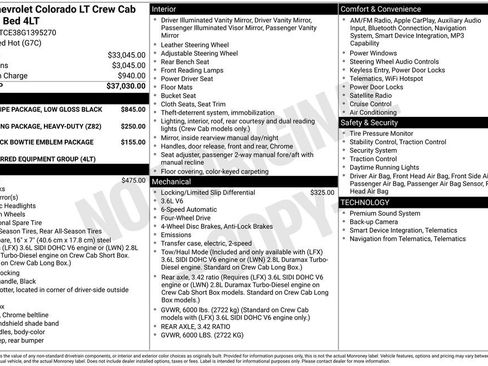 Used 2016 Chevrolet Colorado LT AWD/4WD image 4