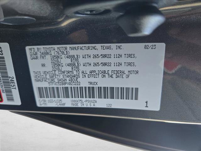 Used 2023 Toyota Tundra Capstone AWD/4WD image 15