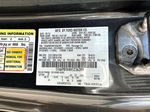 Used 2017 Ford Mustang Premium w/ Enhanced Security Package image 19