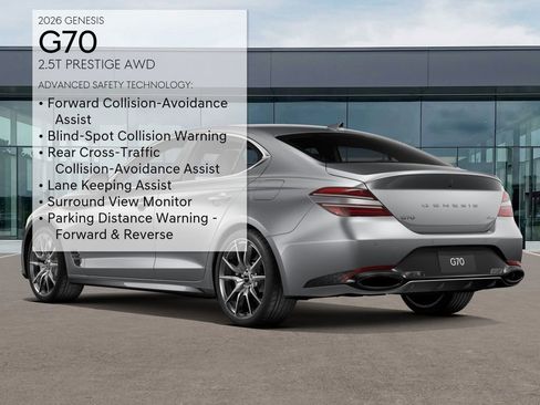 New 2026 Genesis G70 2.5T Prestige image 7
