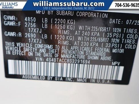 New 2025 Subaru Outback Premium w/ Popular Package #1 image 22