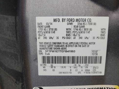 Used 2014 Ford F150 XLT w/ Equipment Group 302A Luxury AWD/4WD image 33