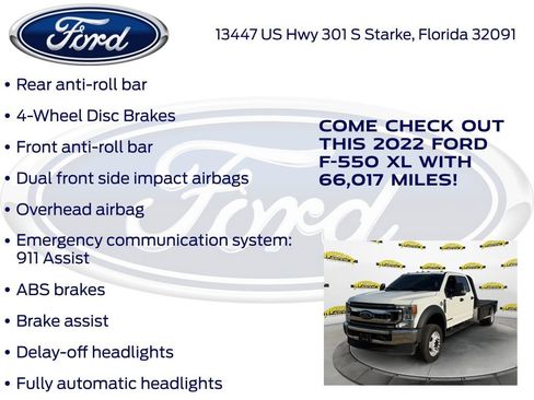 Used 2022 Ford F550 2WD Crew Cab Super Duty w/ Power Equipment Group image 20