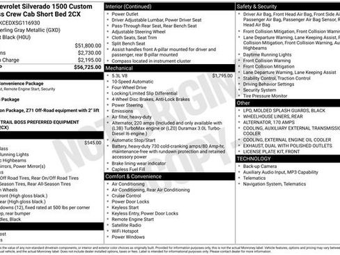 Used 2025 Chevrolet Silverado 1500 Custom Trail Boss AWD/4WD image 17