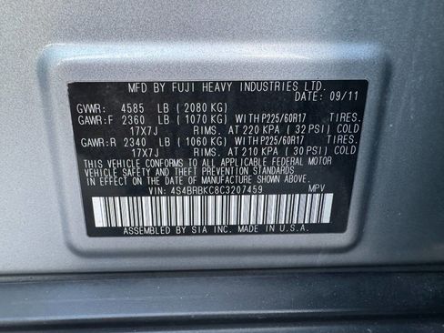 Used 2012 Subaru Outback 2.5i Limited w/ Moonroof Pkg image 13