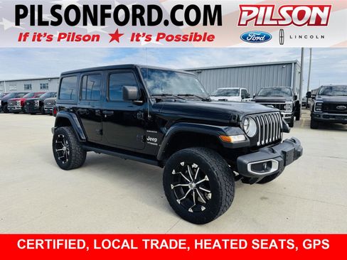 Used 2021 Jeep Wrangler Unlimited Sahara image 1