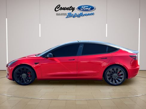 Used 2021 Tesla Model 3 Performance AWD/4WD image 3