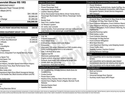 Used 2022 Chevrolet Blazer RS image 2