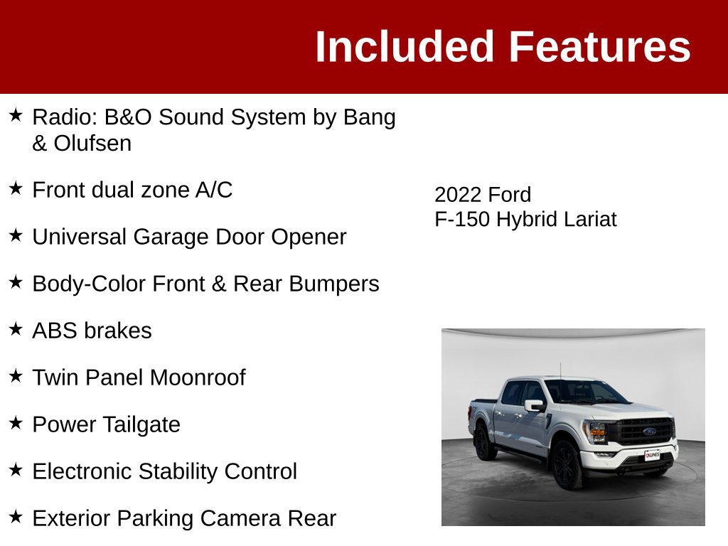 Used 2022 Ford F150 Lariat w/ Max Trailer Tow Package AWD/4WD image 4