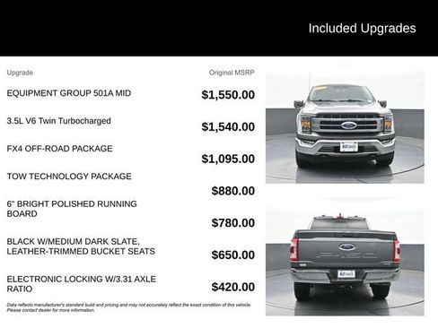 Used 2022 Ford F150 Lariat w/ Equipment Group 501A Mid AWD/4WD image 9