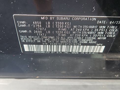 Used 2023 Subaru Outback Premium AWD/4WD image 7