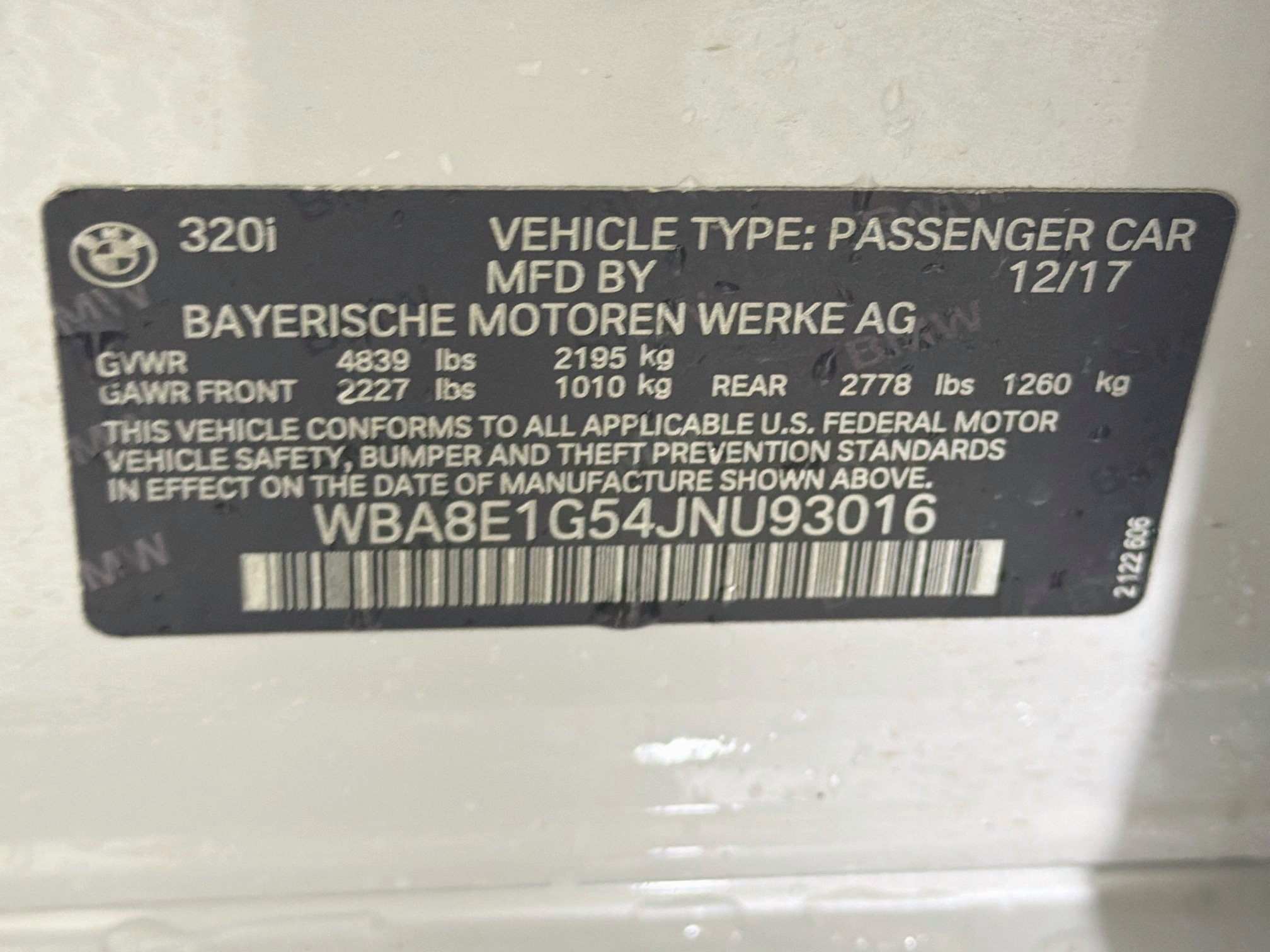 Used 2018 BMW 320i Sedan RWD image 12