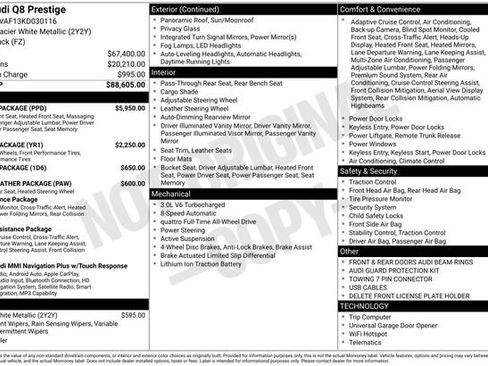 Used 2019 Audi Q8 Prestige w/ Luxury Package image 25