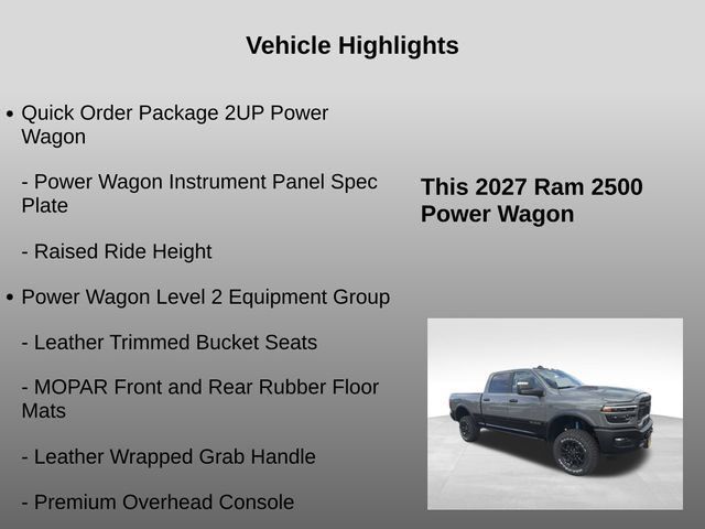 New 2027 RAM 2500 Power Wagon AWD/4WD image 30