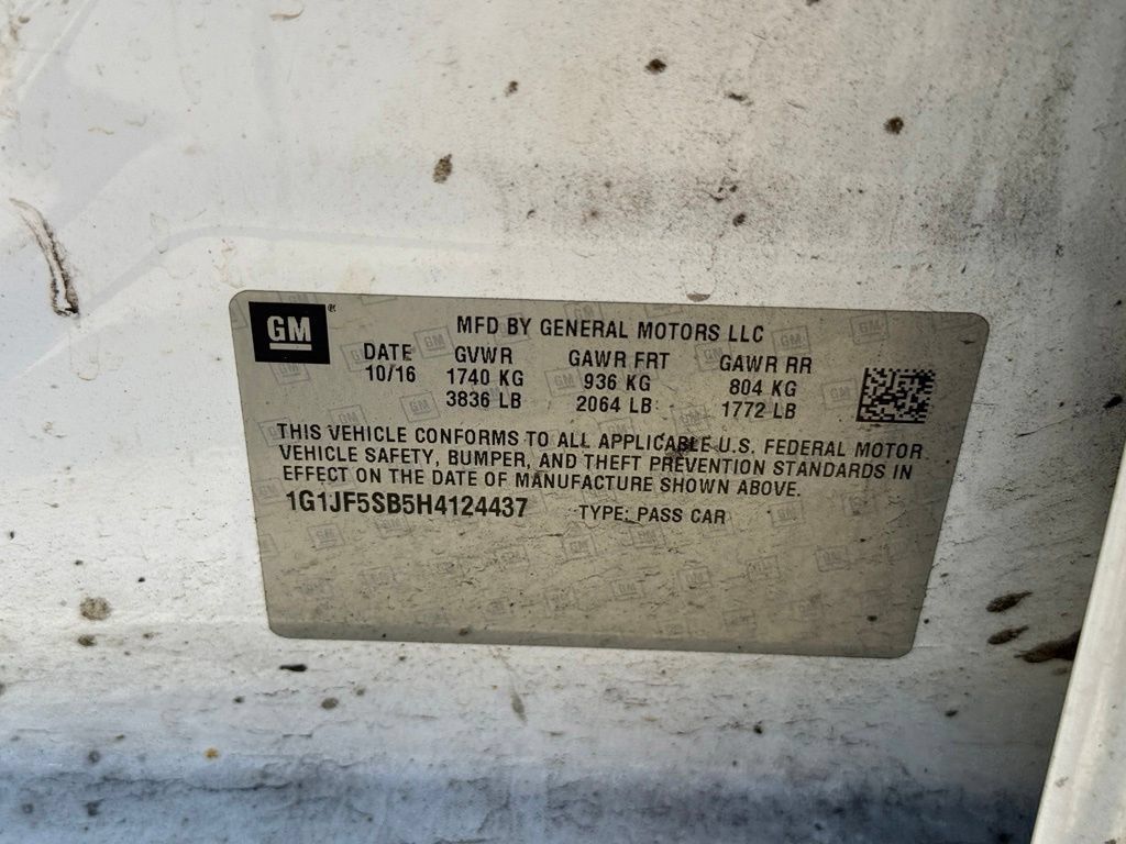 Used 2017 Chevrolet Sonic Premier FWD image 10