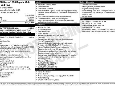 Used 2014 GMC Sierra 1500 4x4 Regular Cab w/ Snow Plow Prep Package image 22