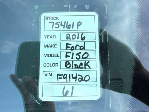 Used 2016 Ford F150 XL w/ Equipment Group 101A Mid RWD image 30