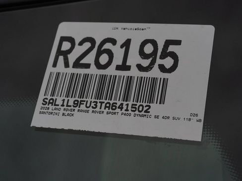 Used 2026 Land Rover Range Rover Sport Dynamic SE AWD/4WD image 37