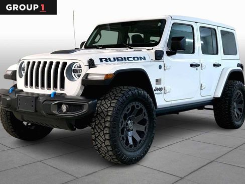 Used 2021 Jeep Wrangler Unlimited Rubicon 4xe w/ Safety Group image 1
