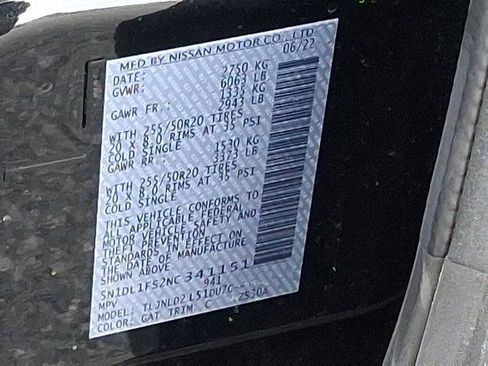 Certified 2022 INFINITI QX60 Luxe w/ Cargo Package image 27