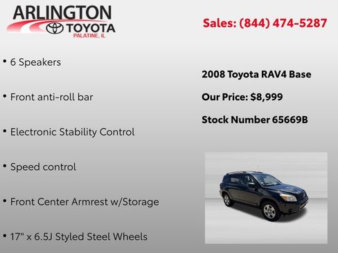 Used 2008 Toyota RAV4 4WD V6 image 2