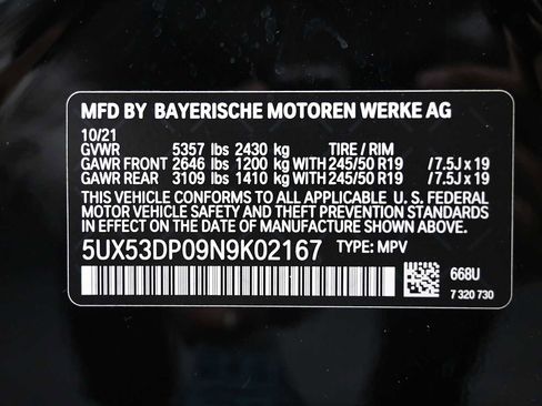 Used 2022 BMW X3 xDrive30i w/ Premium Package AWD/4WD image 13