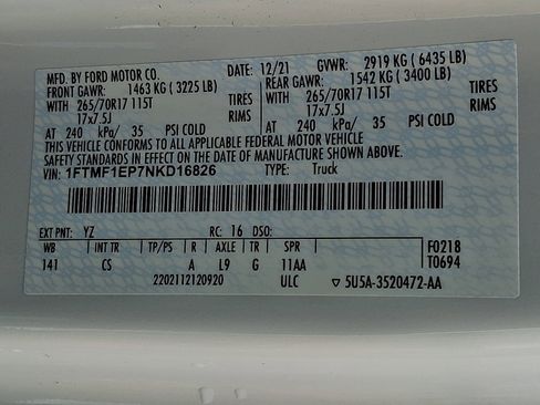 Used 2022 Ford F150 XL w/ Equipment Group 101A High image 27