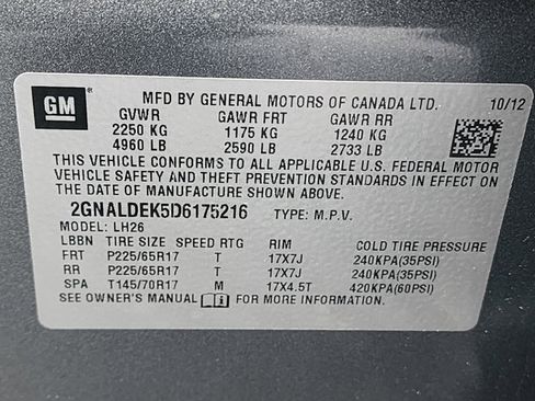 Certified 2013 Chevrolet Equinox LT w/ Driver Convenience Package image 34