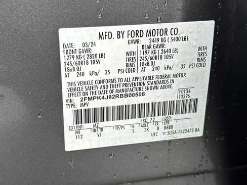 Certified 2024 Ford Edge SEL image 30