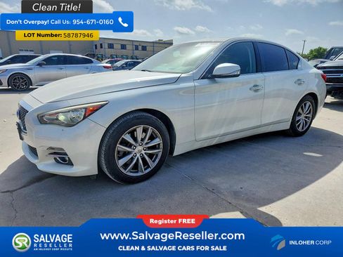 Used 2017 INFINITI Q50 3.0t Premium w/ 3.0T Premium Plus Package RWD image 1