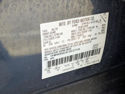 Used 2020 Ford Explorer ST w/ Premium Technology Package image 22