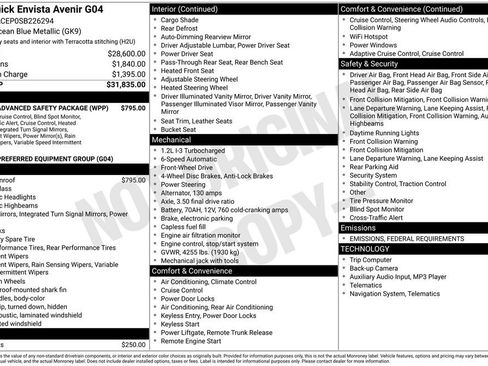 New 2025 Buick Envista Avenir image 2