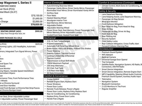 Used 2024 Jeep Wagoneer L Series II w/ Flexible Seating Group image 2