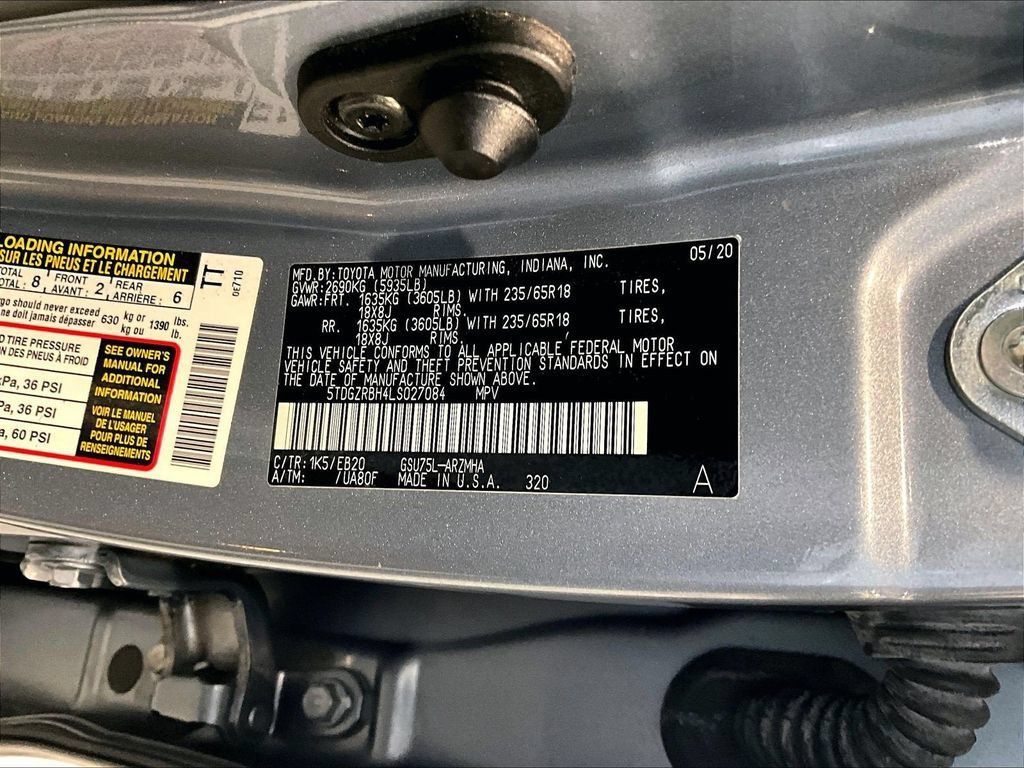 Used 2020 Toyota Highlander XLE AWD/4WD image 37
