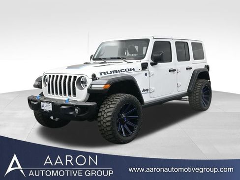 Used 2021 Jeep Wrangler Unlimited Rubicon 4xe w/ Steel Bumper Group image 1