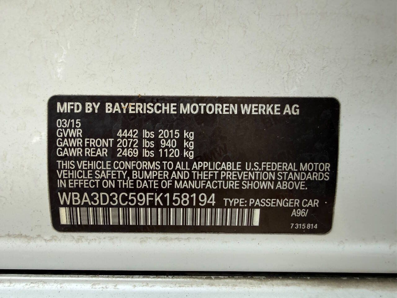Used 2015 BMW 328d Sedan RWD image 24