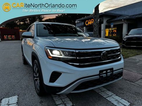 Used 2022 Volkswagen Atlas SE w/ Panoramic Sunroof Package FWD image 1