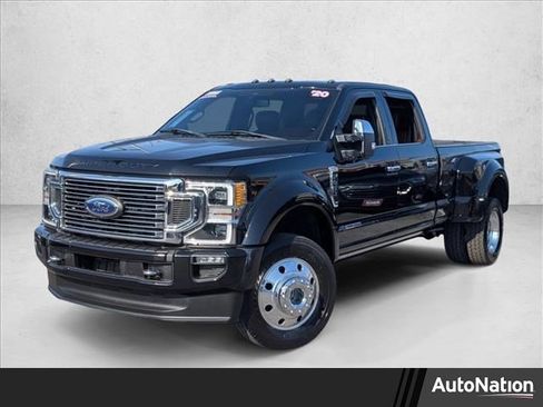 Used 2020 Ford F450 Platinum w/ Snow Plow Prep Package image 1