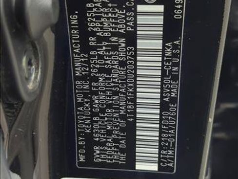 Used 2013 Toyota Camry LE FWD image 28