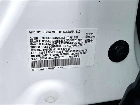 Used 2018 Honda Pilot Elite image 36