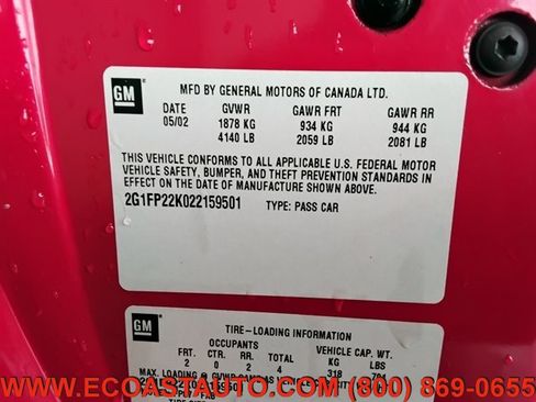 Used 2002 Chevrolet Camaro LT w/ Preferred Equipment Group 1 image 19