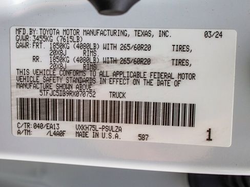 Used 2024 Toyota Tundra Limited image 14