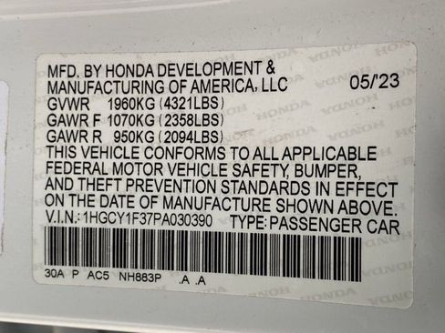 Used 2023 Honda Accord EX image 38
